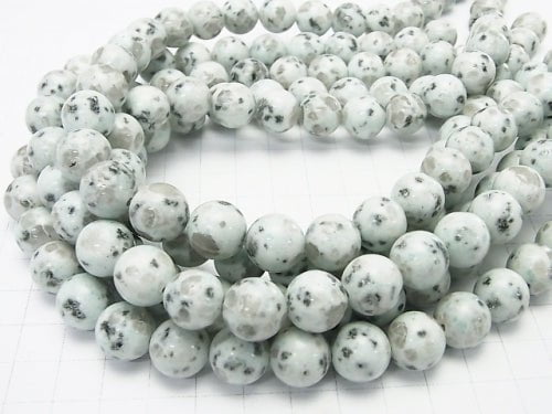 Sesame Jasper Round 12mm 1strand beads (aprx.15inch/36cm)