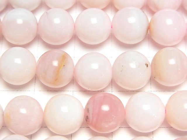 Pink Opal AA Round 10mm half or 1strand beads (aprx.15inch / 38cm)