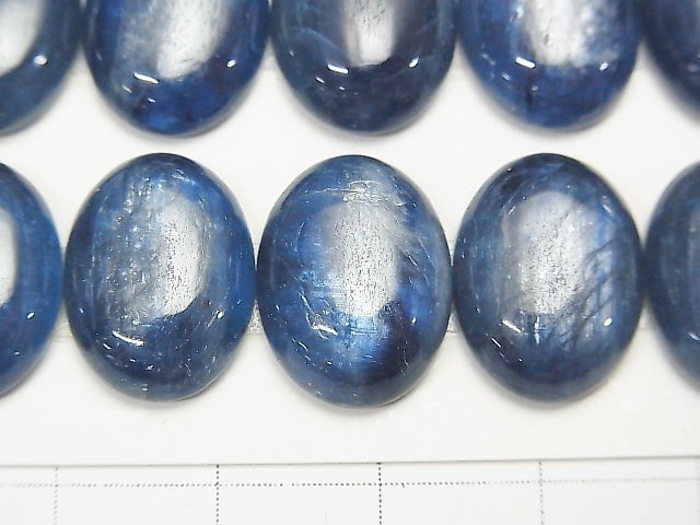 [Video] High Quality Kyanite AAA Oval Cabochon 16x12mm 1pc