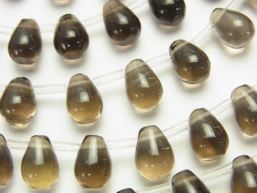 Drop, Smoky Quartz Gemstone Beads