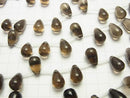 Smoky Quartz AAA Drop (Smooth) 16x10x10mm half or 1strand beads (aprx.15inch/38cm)