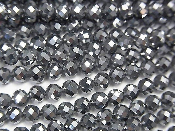 [Video] High Quality!  2pcs $11.79! Terahertz  32Faceted Round 4mm 1strand beads (aprx.15inch/36cm)