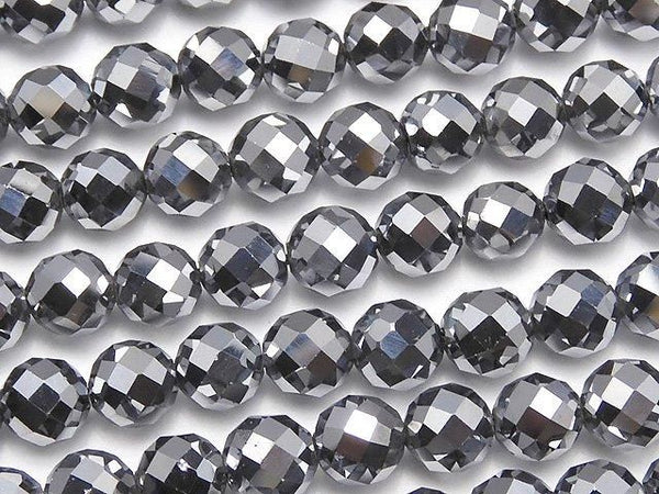 [Video]High Quality! Terahertz 64Faceted Round 6mm 1strand beads (aprx.15inch/37cm)