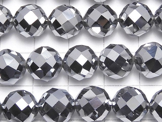 [Video]High Quality! Terahertz 64Faceted Round 10mm half or 1strand beads (aprx.15inch/36cm)