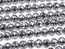 [Video]High Quality! Terahertz 64Faceted Round 10mm half or 1strand beads (aprx.15inch/36cm)