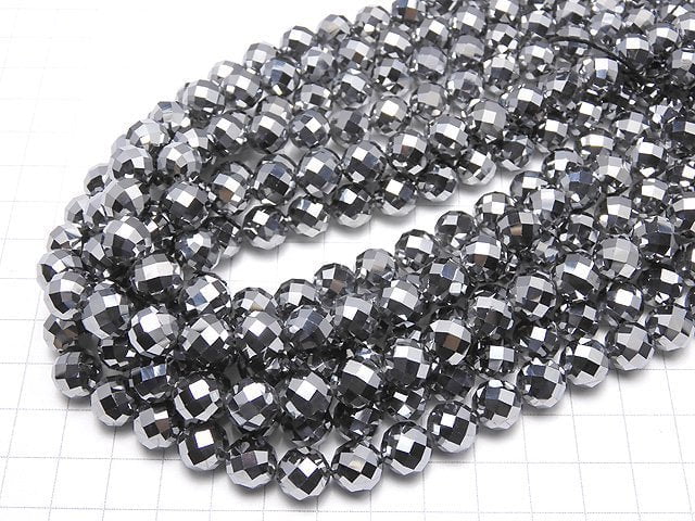 [Video]High Quality! Terahertz 64Faceted Round 10mm half or 1strand beads (aprx.15inch/36cm)