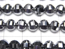 [Video]High Quality! Terahertz Mirror Faceted Round 6mm 1strand beads (aprx.15inch/37cm)