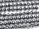 [Video]High Quality! Terahertz Mirror Faceted Round 8mm 1strand beads (aprx.15inch/37cm)