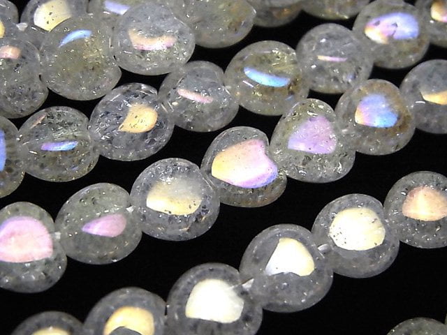 Flash Crystal, Heart Gemstone Beads