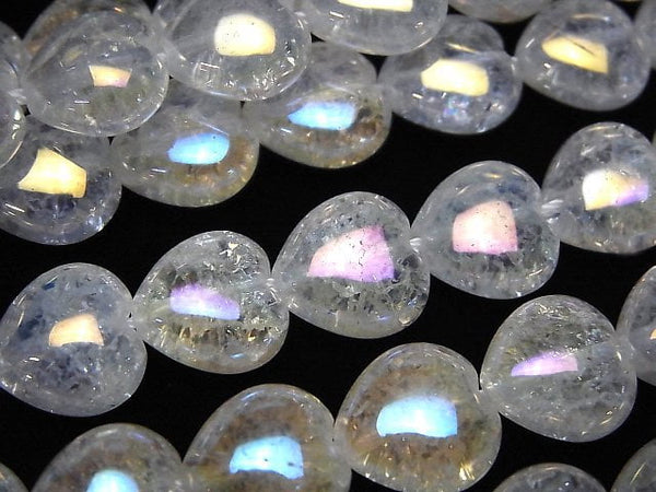 Flash Crystal, Heart Gemstone Beads