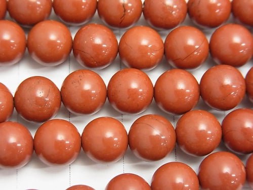 [Video] Red Jasper AAA Round 8mm 1strand beads (aprx.15inch/36cm)