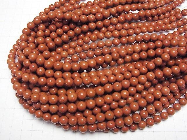 紅碧玉 AAA 圓珠 8mm 一串 (約 14 英吋/35 公分)
