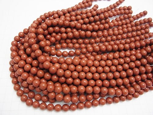 [Video] Red Jasper AAA Round 8mm 1strand beads (aprx.15inch/36cm)