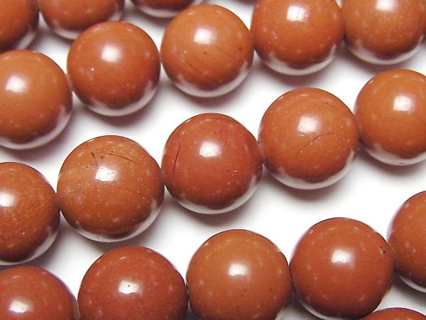 [Video] Red Jasper AAA Round 12mm half or 1strand beads (aprx.14inch/34cm)