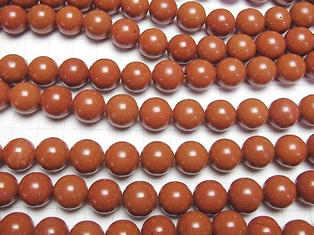 [Video] Red Jasper AAA Round 12mm half or 1strand beads (aprx.14inch/34cm)