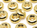 Metal parts Rondelle [4x2][5x2.5][6x3][8x3.5][10x4] Gold color 20pcs