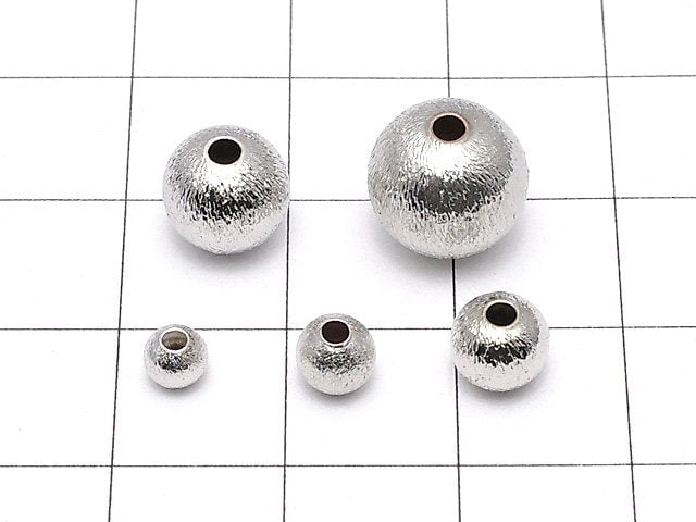 [Video] Metal parts Hairline Round 4,5,6,8,10mm Silver color 10pcs