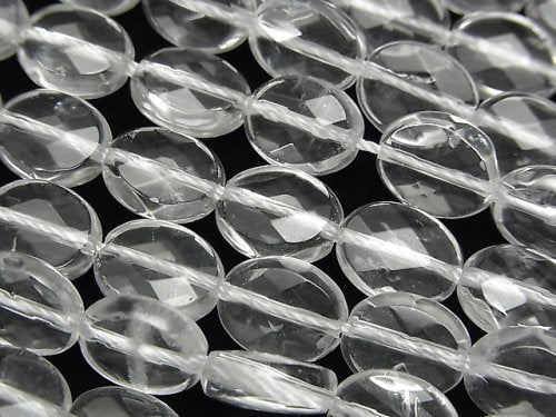 Crystal Quartz, Oval Gemstone Beads