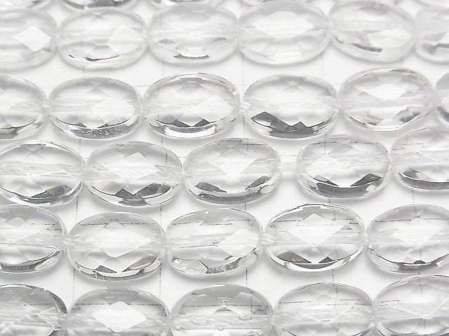 [Video] Crystal AAA- Faceted Oval 12x8mm half or 1strand beads (aprx.15inch / 37cm)
