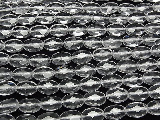[Video] Crystal AAA- Faceted Oval 12x8mm half or 1strand beads (aprx.15inch / 37cm)