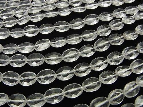 [Video] Crystal AA ++ Faceted Oval 14 x 10 x 5 mm half or 1 strand beads (aprx.15 inch / 37 cm)