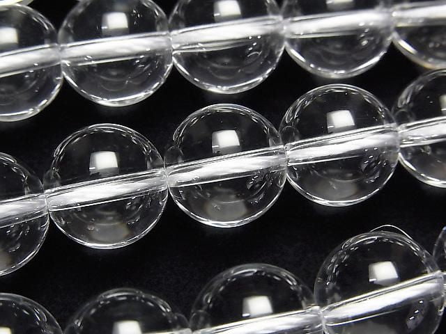 [Video] Crystal Quartz AAA Round 12mm 1/4 or 1-strand beads (approx. 15 inches/38 cm)
