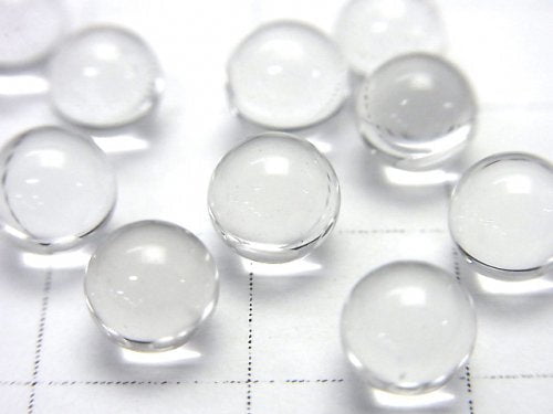 Crystal Quartz AAA Sphere ,Round 6mm 10pcs