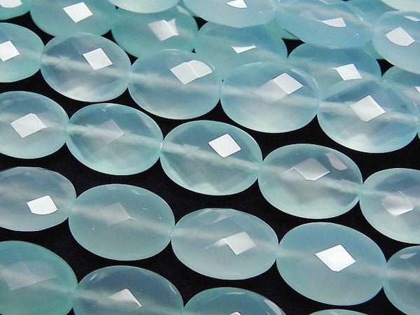 Chalcedony, Oval Gemstone Beads