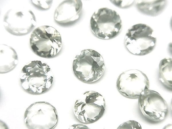 [Video] High Quality Green Amethyst AAA Undrilled Brilliant Cut 7 x 7 x 4 mm 5 pcs