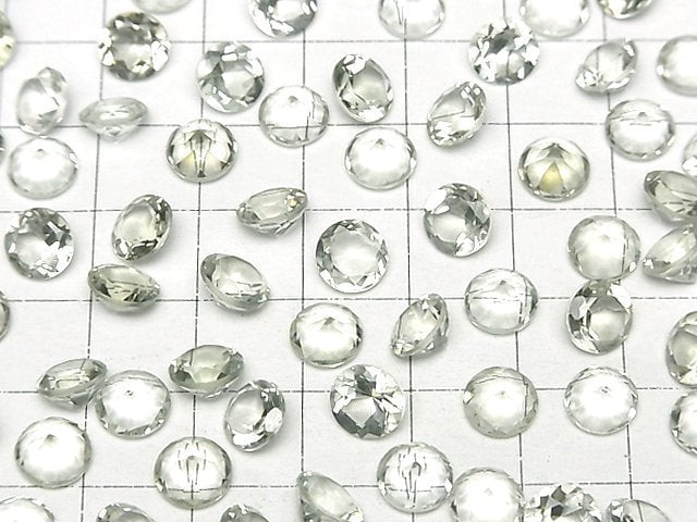 [Video] High Quality Green Amethyst AAA Undrilled Brilliant Cut 7 x 7 x 4 mm 5 pcs