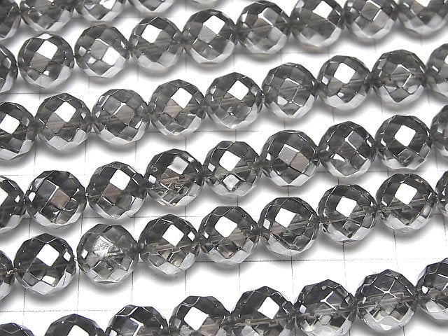 [Video] Silver flash crystal 64 Faceted Round 12 mm 1/4 or 1strand beads (aprx.15 inch / 37 cm)