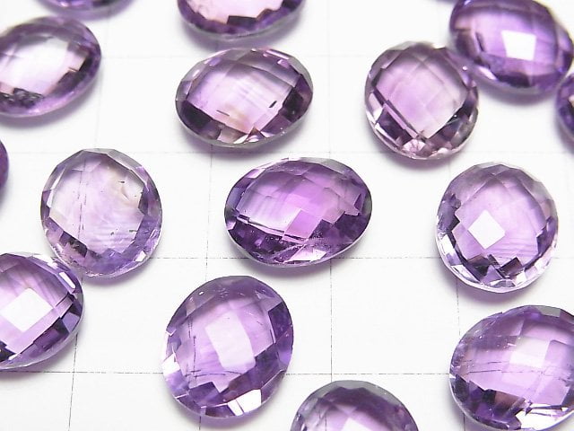 [Video] High Quality Amethyst AAA Undrilled Faceted Oval 12x10x5mm 3pcs $6.79!