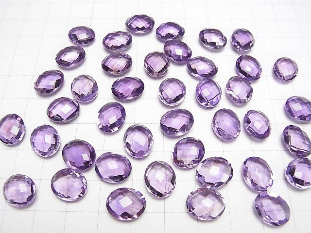 [Video] High Quality Amethyst AAA Undrilled Faceted Oval 12x10x5mm 3pcs $6.79!