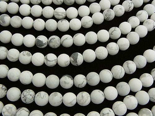 1strand $5.79! Frost Howlite Magnesite Round 8mm 1strand beads (aprx.15inch / 37cm)