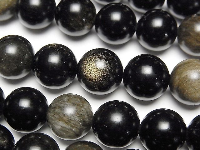 Obsidian Gemstone Beads