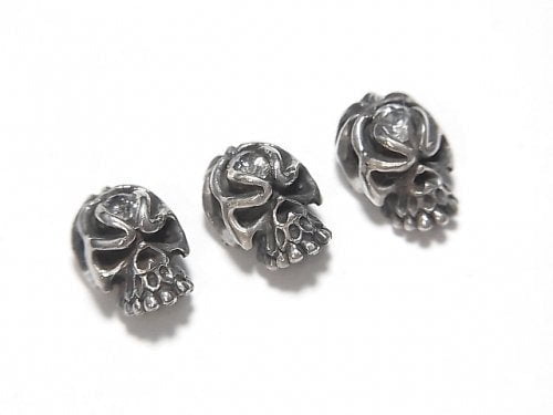 Silver, Skull Metal Beads & Findings