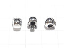 Silver925 Skull 8x6x6mm [3mm hole] 1pc
