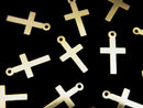 14KGF Charm 14x8mm Cross 1pc
