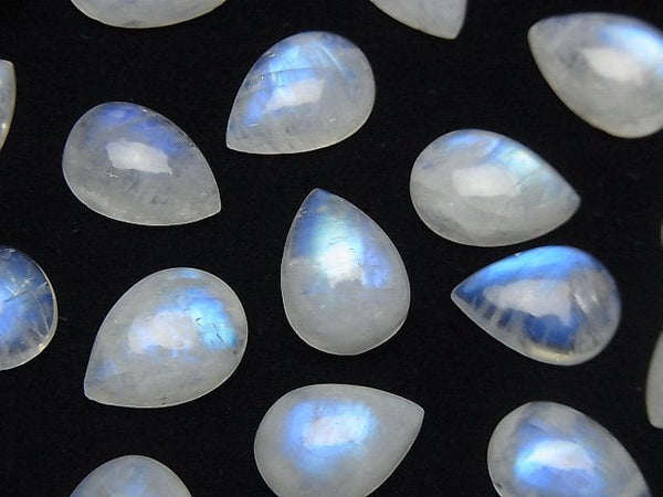 Cabochon, Rainbow Moonstone Gemstone Beads