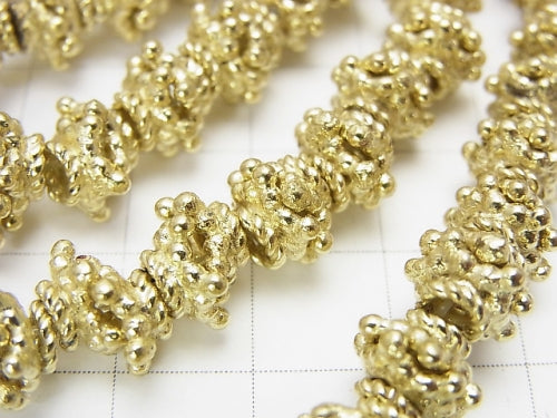 Brass Bead cap 8x8x4mm 1/4 or 1strand beads (aprx.7inch/18cm)