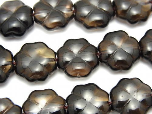 Clover, Smoky Quartz Gemstone Beads