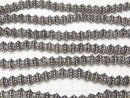 Copper Rondelle 7x7x6mm Silver Coating Oxidized Finish half or 1strand beads (aprx.7inch / 18cm)