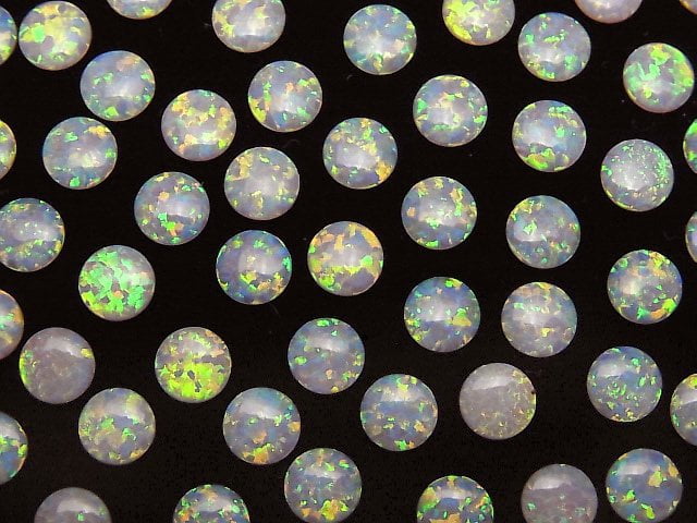 Kyoto Opal Round Cabochon 6x6x1.5 mm [Light Pink] 3pcs $4.79!