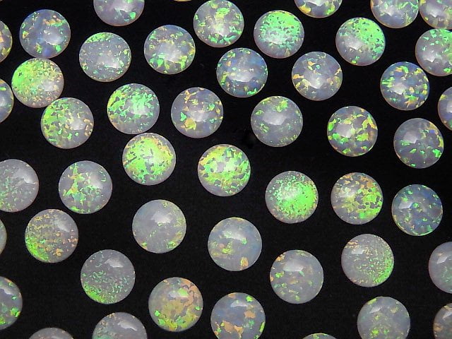 Kyoto Opal Round Cabochon 8 x 8 x 1.5 mm [light pink] 2 pcs $5.79!