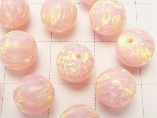 Kyoto Opal Round 8 mm [Light Pink] Half Drilled Hole 1pc $7.79!