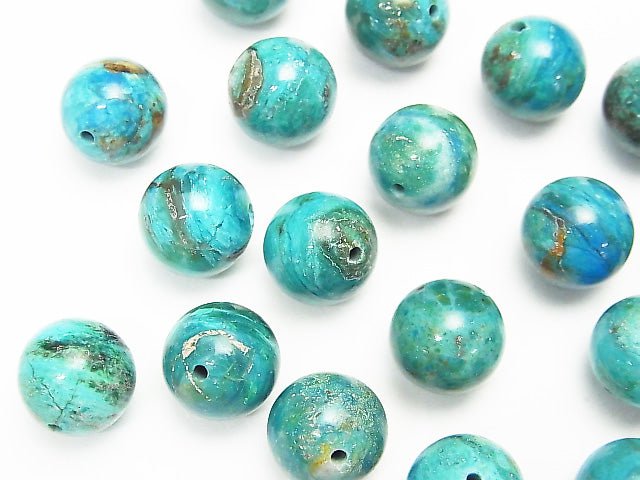 [Video] Top Quality Peru Blue Opal AAAAA Round 11mm 2pcs