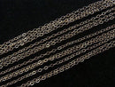 14KGF Flat Cable Chain 1.5mm 10cm
