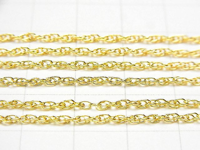 14KGF Rope Chain 1.7mm 10cm