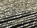 Karen Silver Cube Shape 2x2x2mm 1/4 or 1strand beads (aprx.24inch/60cm)