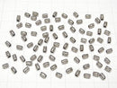 Karen Silver Patterned Rondelle 4x3x3mm 10pcs
